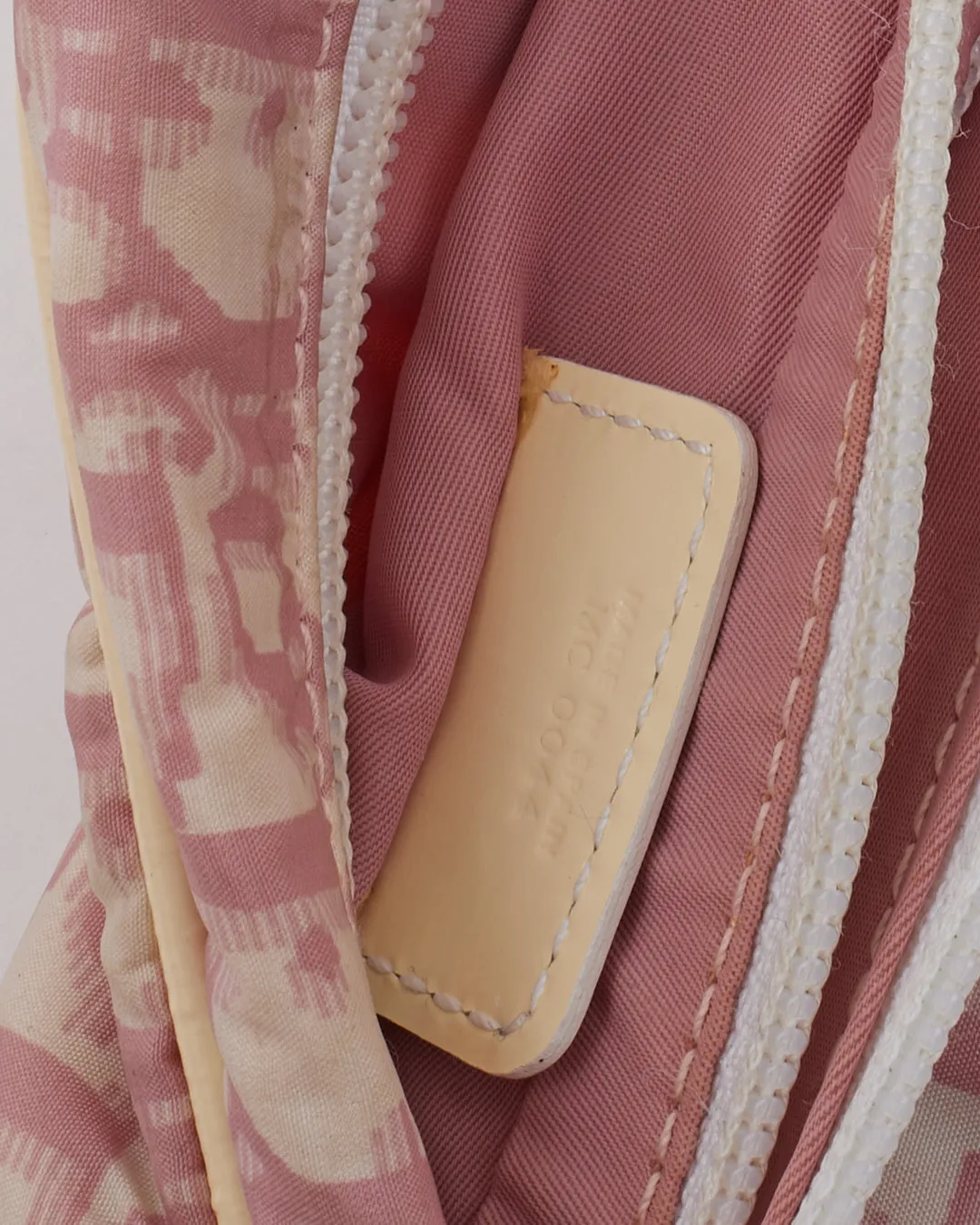 Dior Pink Coated Canvas Diorissimo Girly Bum Bag