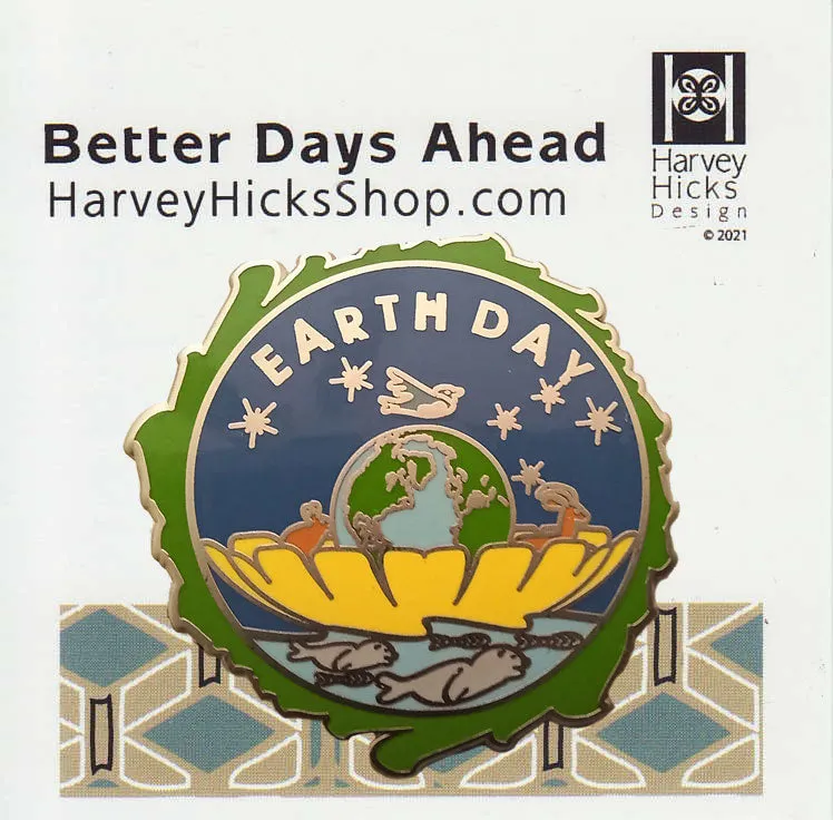 Earth Day Enamel Pin
