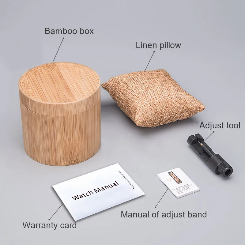 EMBERCORE - Men Wood Watch Chronograph