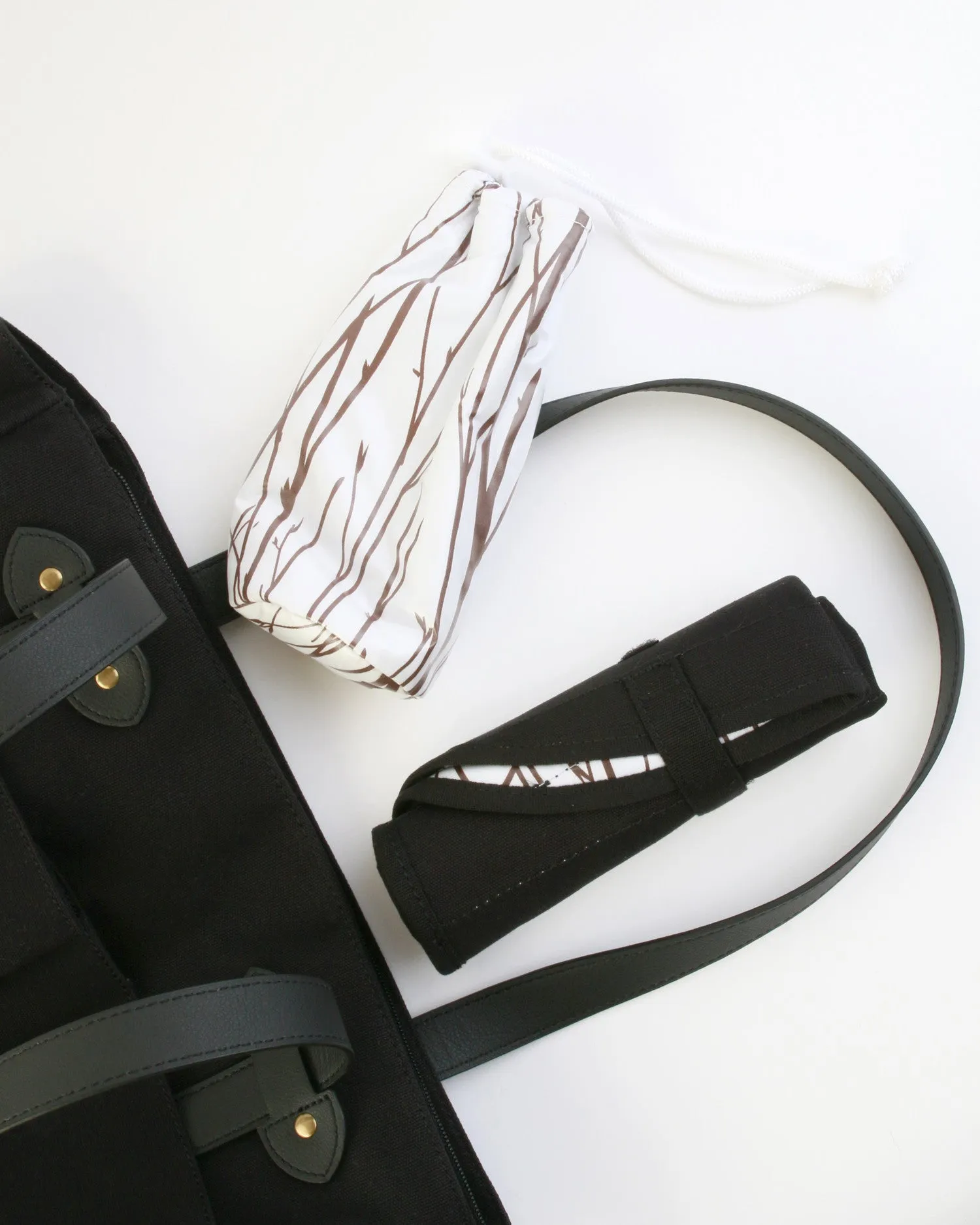 Emerson Diaper Tote in Black