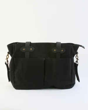 Emerson Diaper Tote in Black