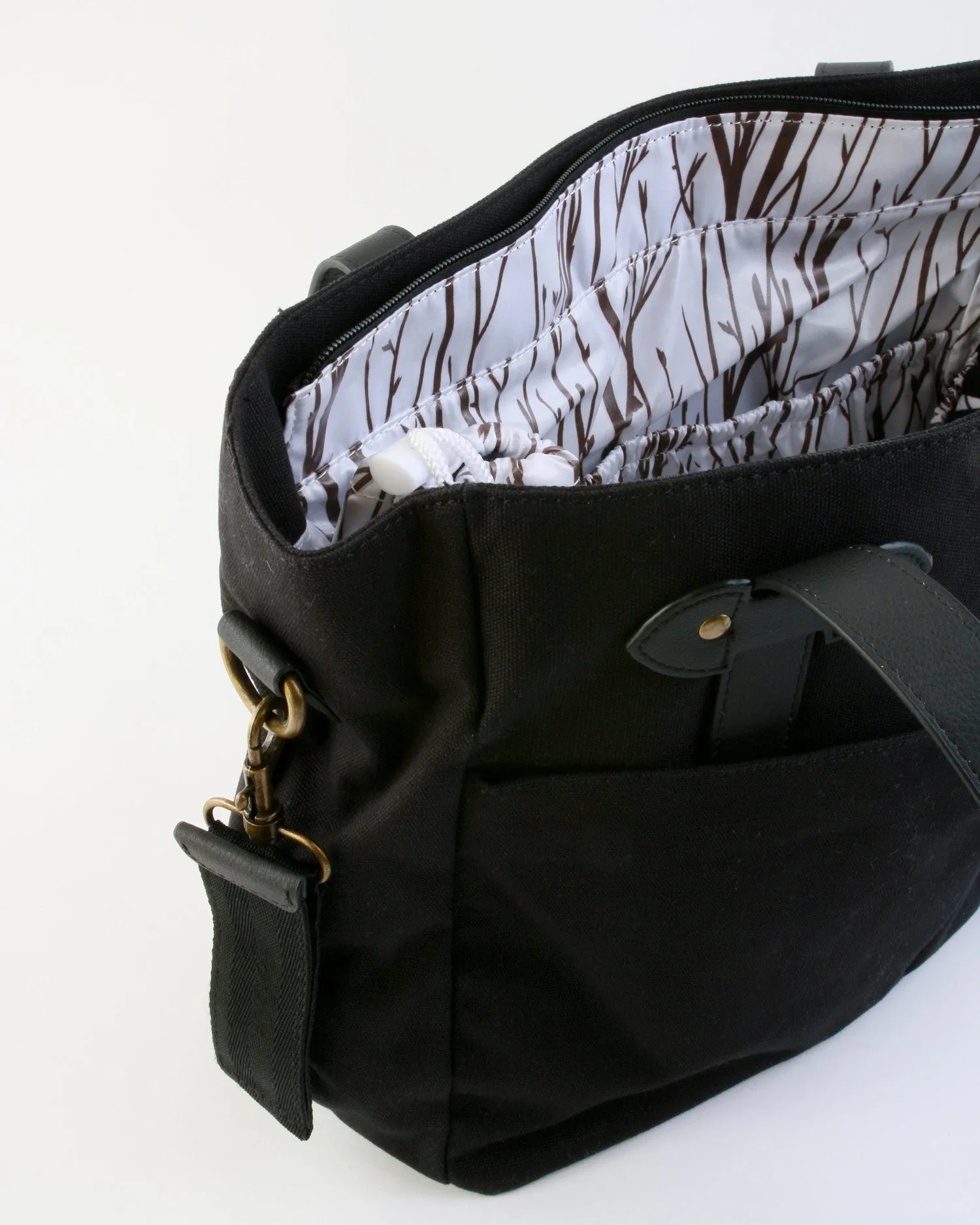 Emerson Diaper Tote in Black
