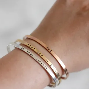 Empowered Women, Empower Women Cuff Bracelet - 14K Gold Filled