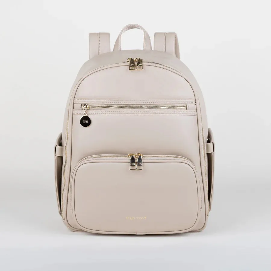 Enya Mond Elara Diaper Bag Backpack - Isabelline
