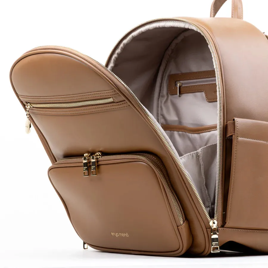 Enya Mond Elara Diaper Bag Backpack - Sorrel