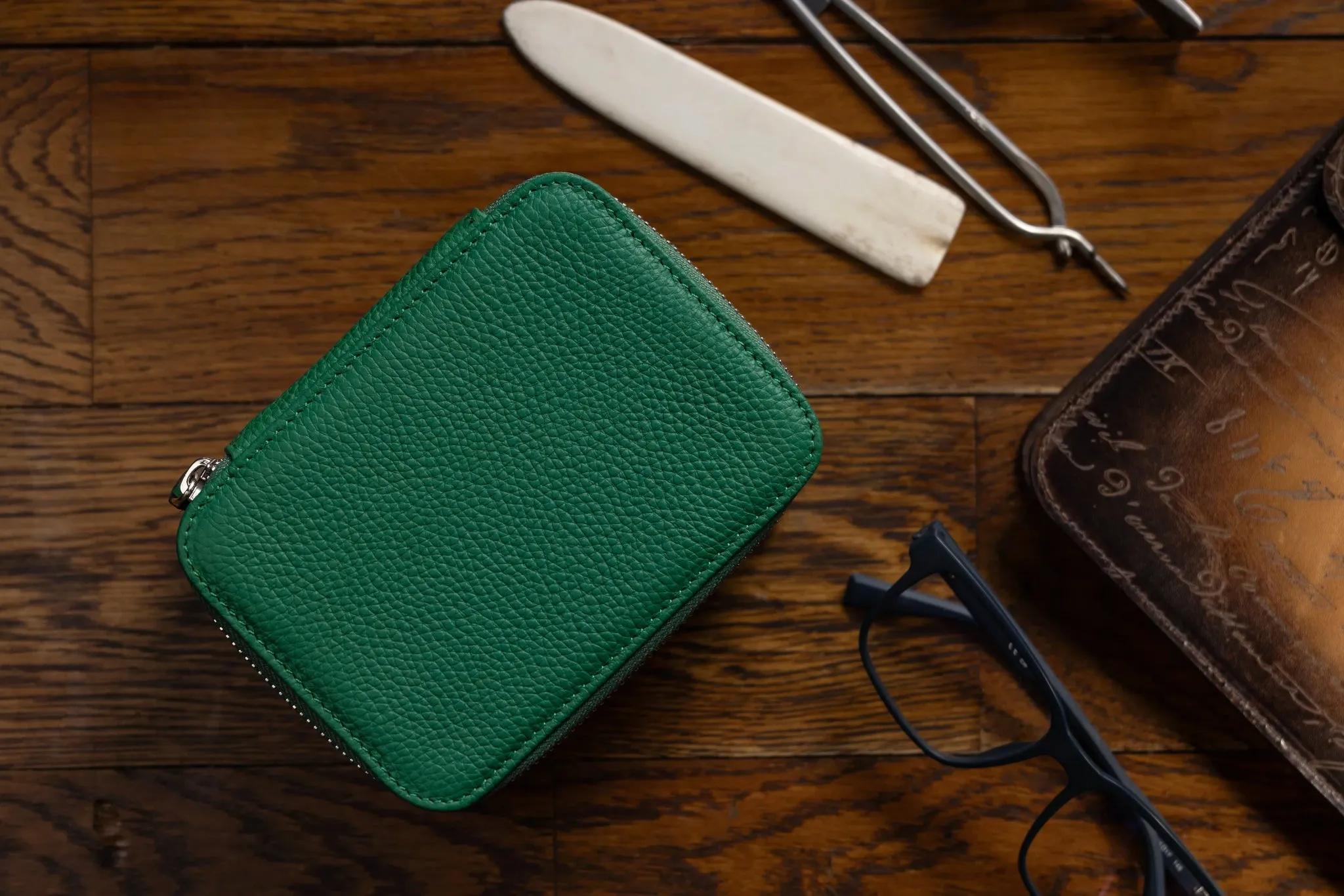 Ephesus Watch Case - Togo Green