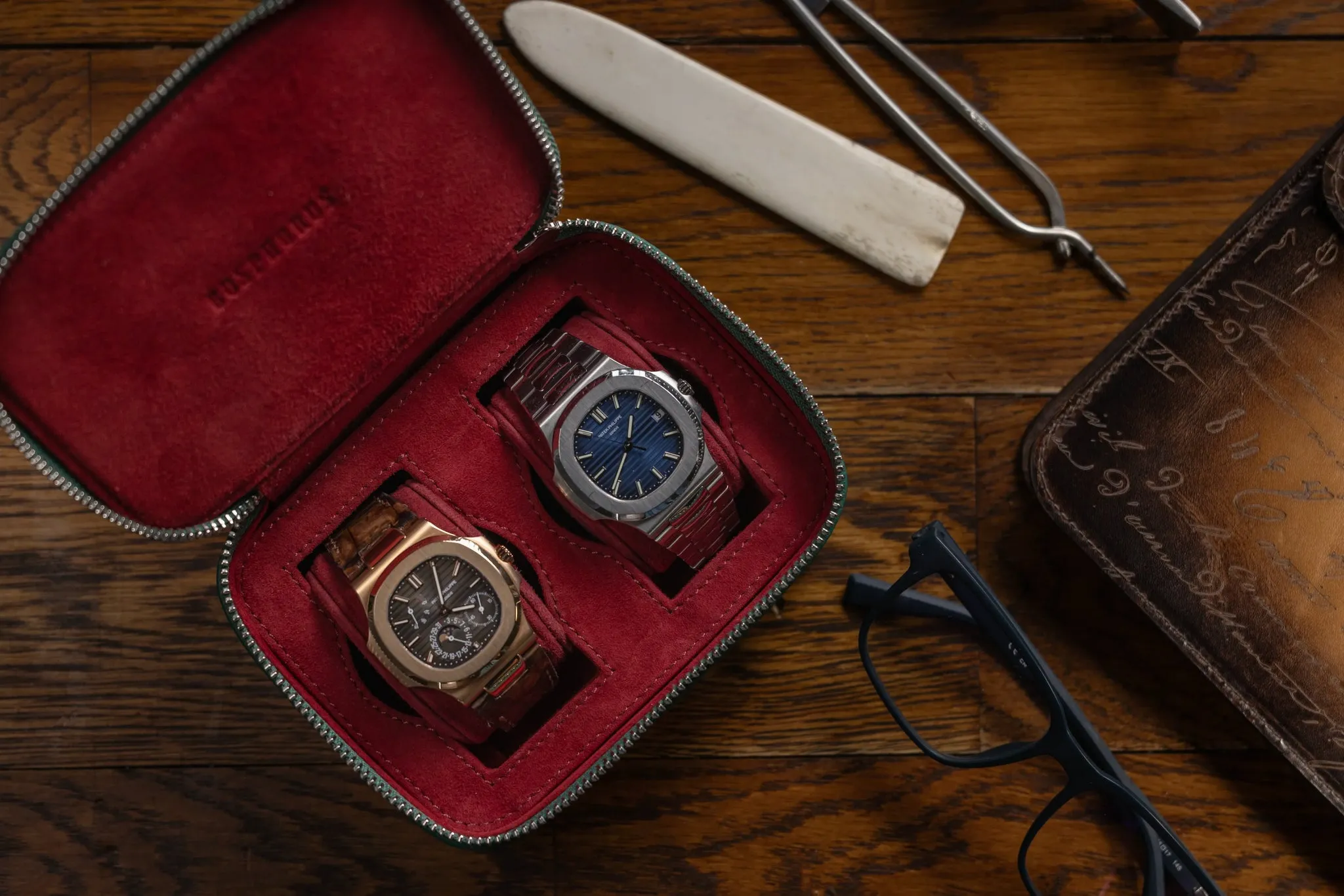 Ephesus Watch Case - Togo Green