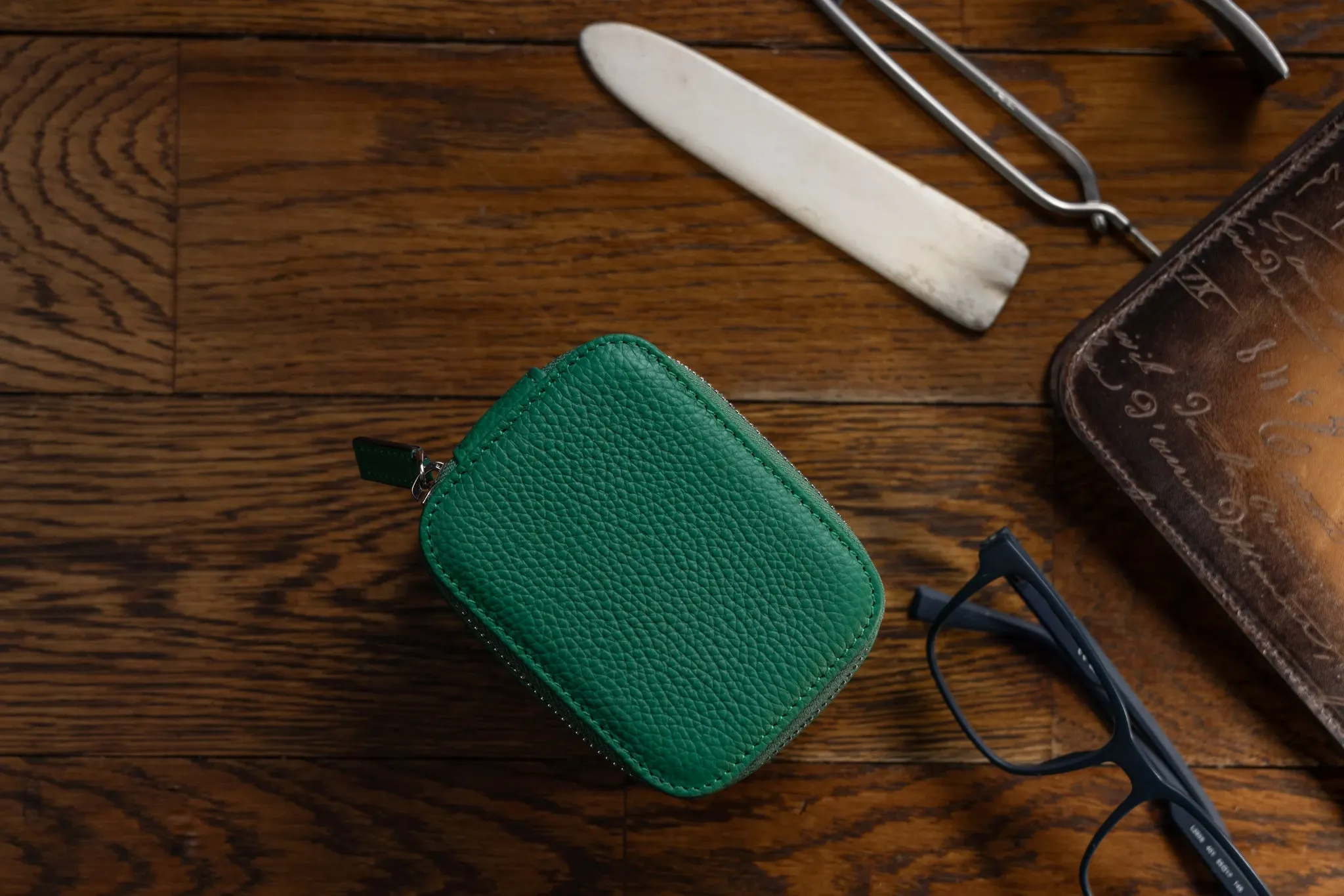 Ephesus Watch Case - Togo Green
