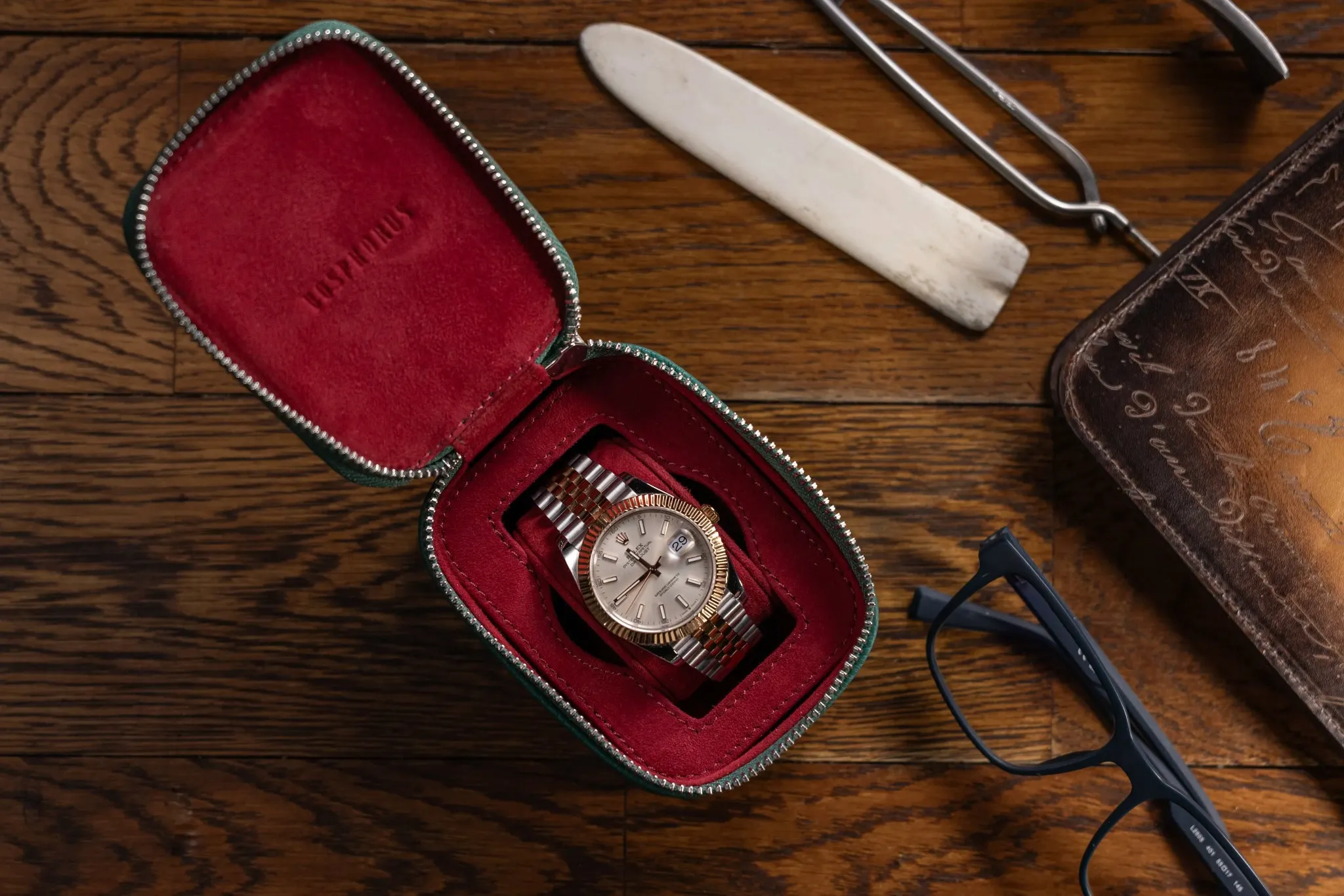 Ephesus Watch Case - Togo Green