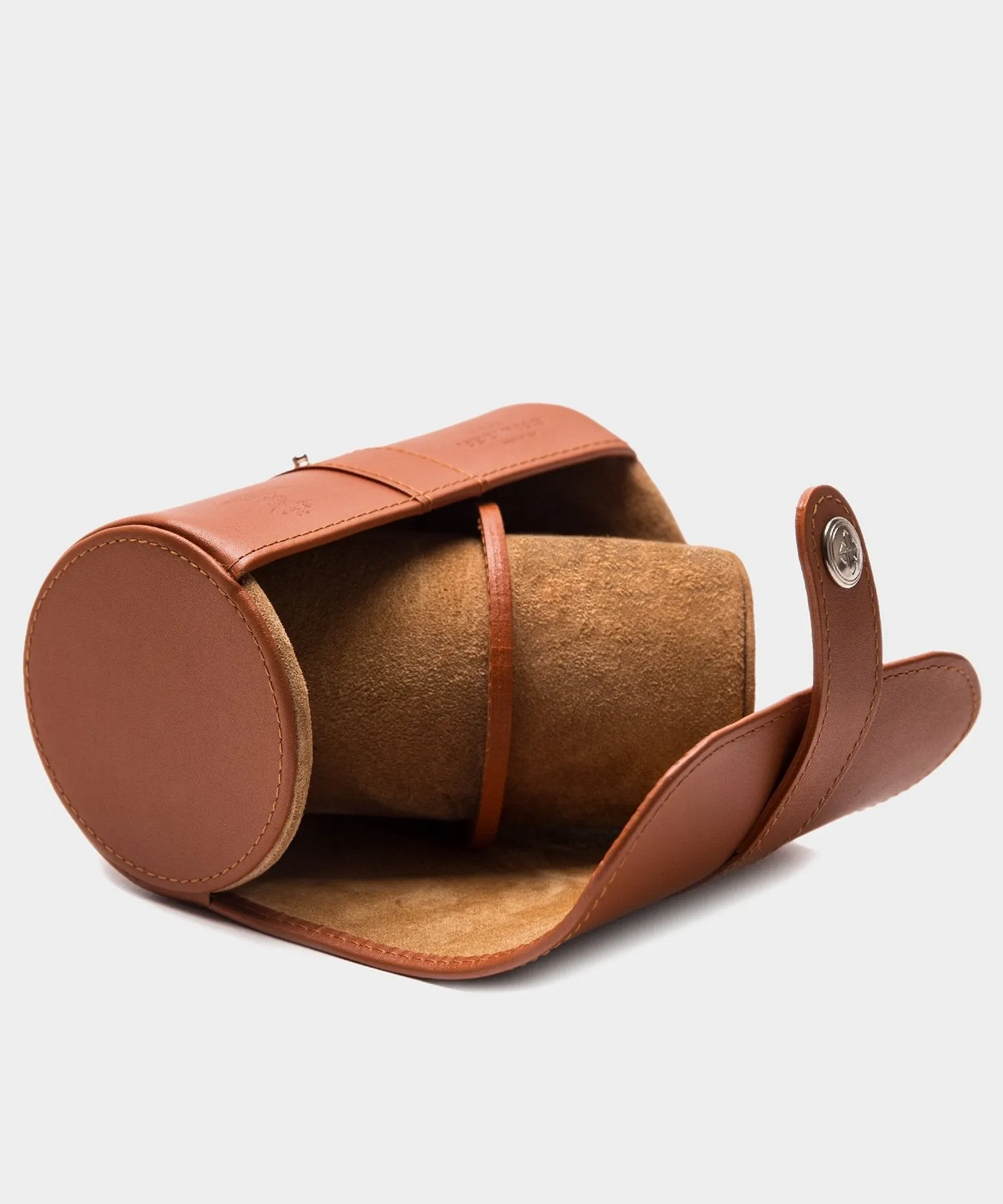 Ettinger Capra Double Watch Roll in Tan