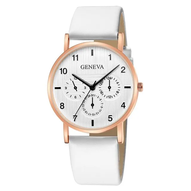 Exquisite simple style women luxury fashion quartz