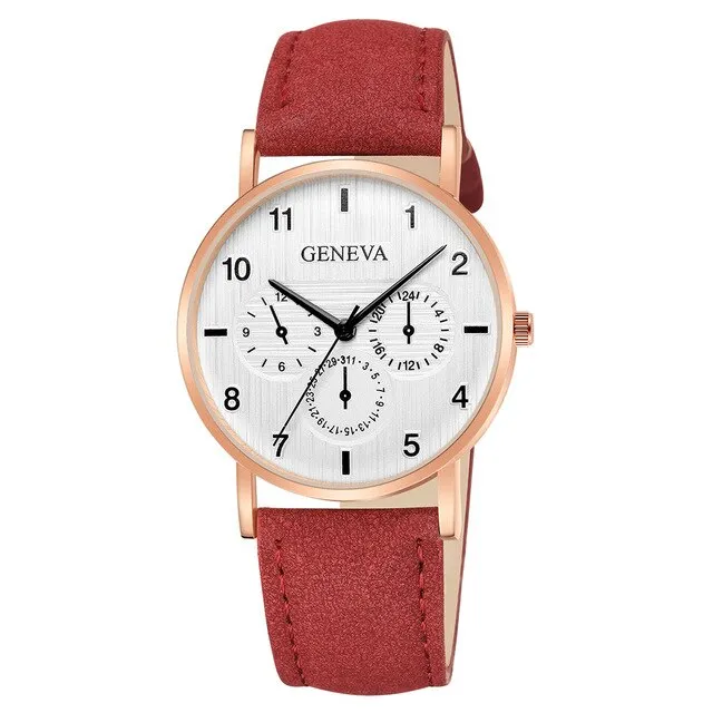 Exquisite simple style women luxury fashion quartz