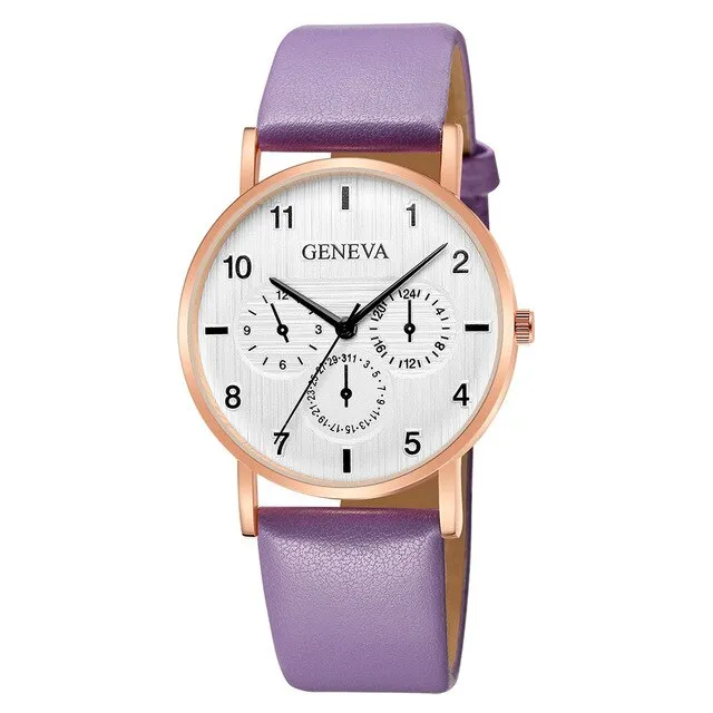 Exquisite simple style women luxury fashion quartz