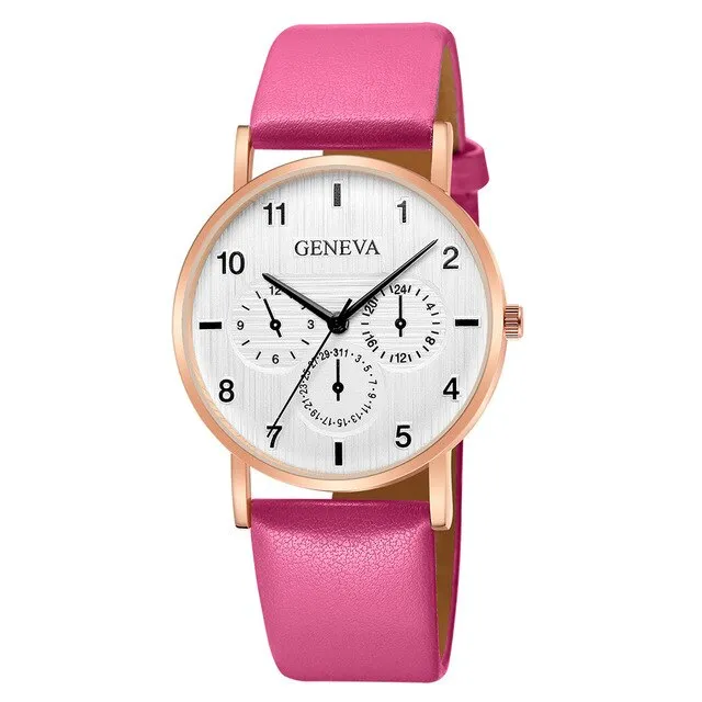 Exquisite simple style women luxury fashion quartz