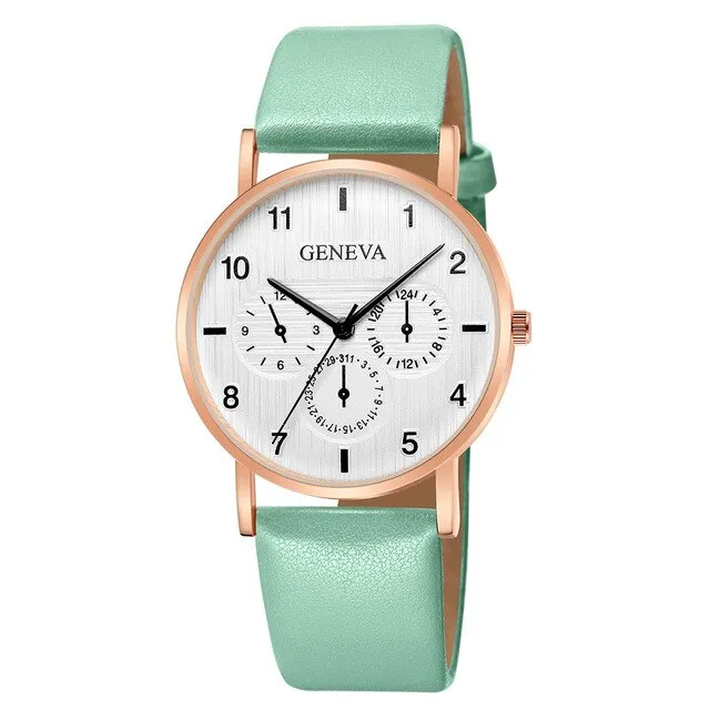 Exquisite simple style women luxury fashion quartz