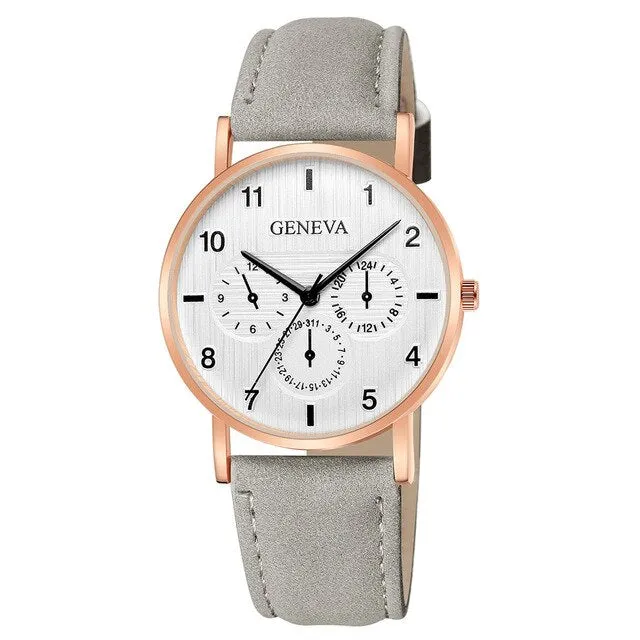 Exquisite simple style women luxury fashion quartz