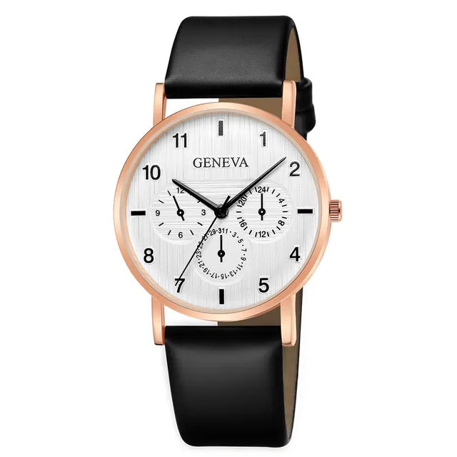 Exquisite simple style women luxury fashion quartz