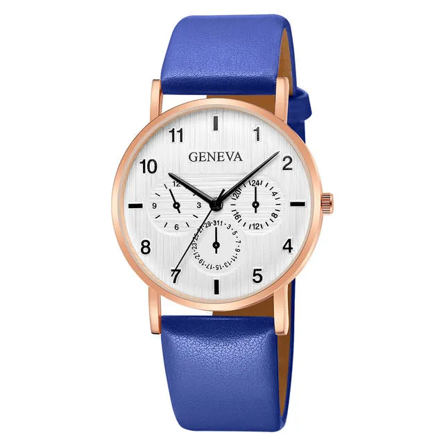Exquisite simple style women luxury fashion quartz