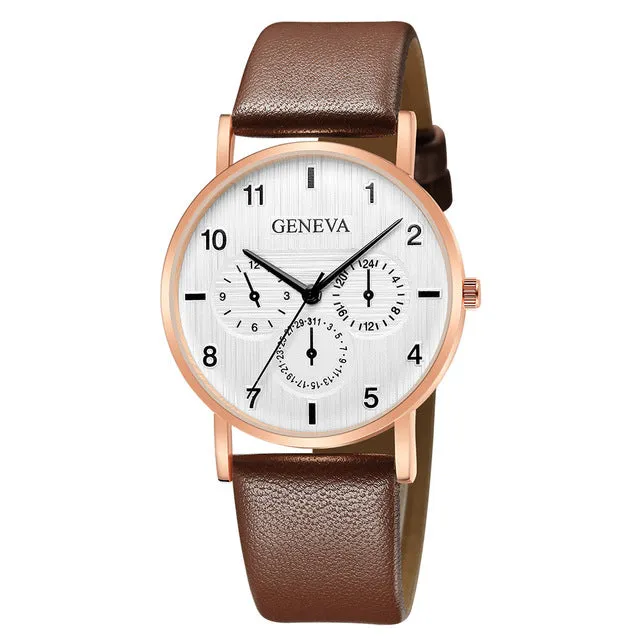 Exquisite simple style women luxury fashion quartz