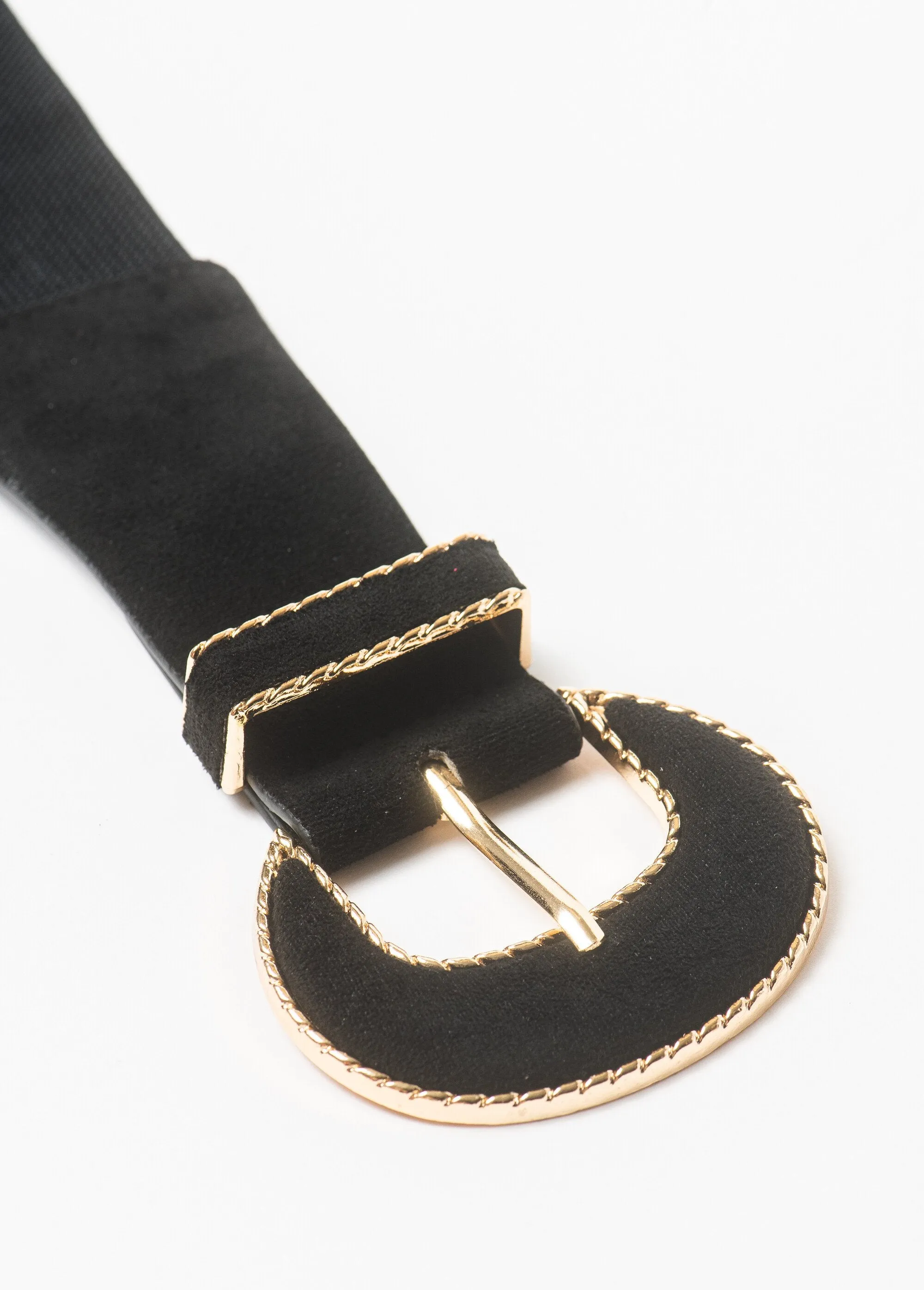 Fancy buckle stretch belt