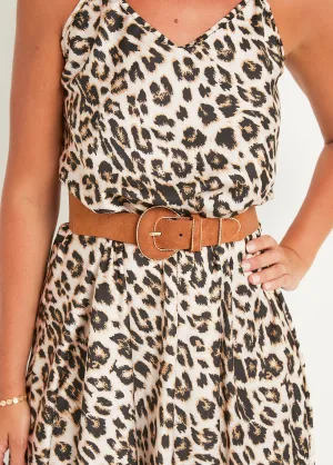 Fancy buckle stretch belt