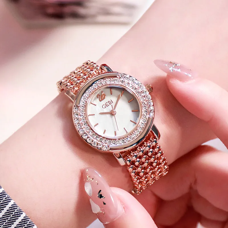 Fashion diamond simple niche luxury ladies watch