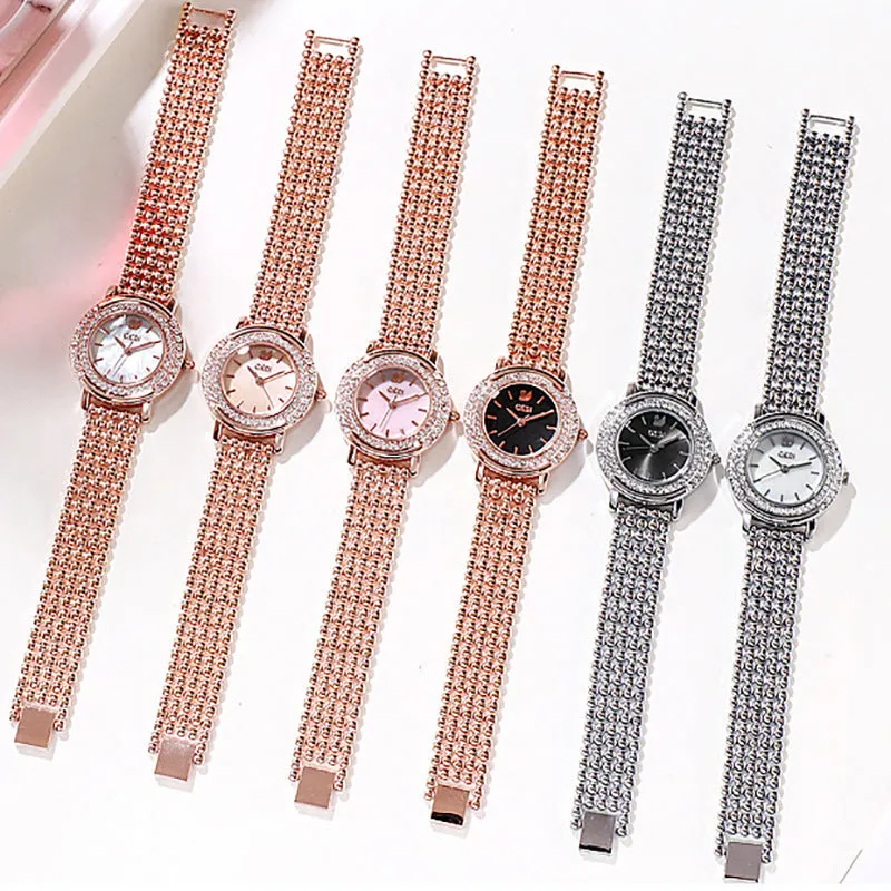 Fashion diamond simple niche luxury ladies watch