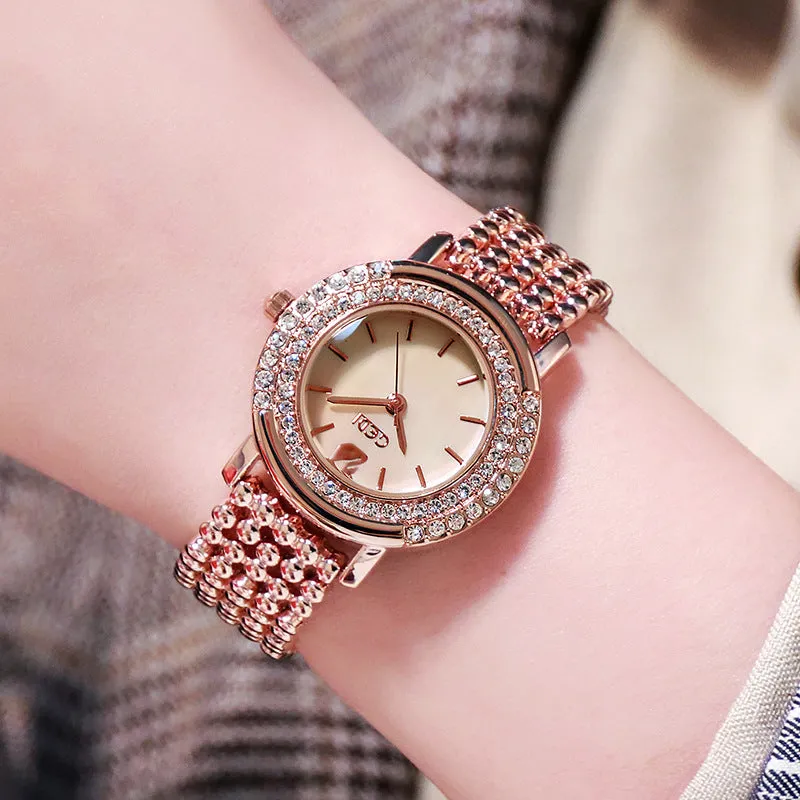 Fashion diamond simple niche luxury ladies watch