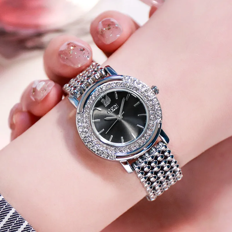 Fashion diamond simple niche luxury ladies watch