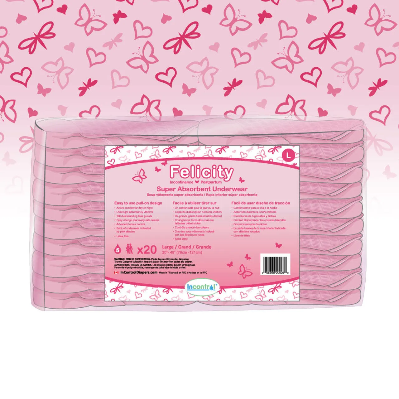 Felicity Super Absorbent Incontinence Underwear