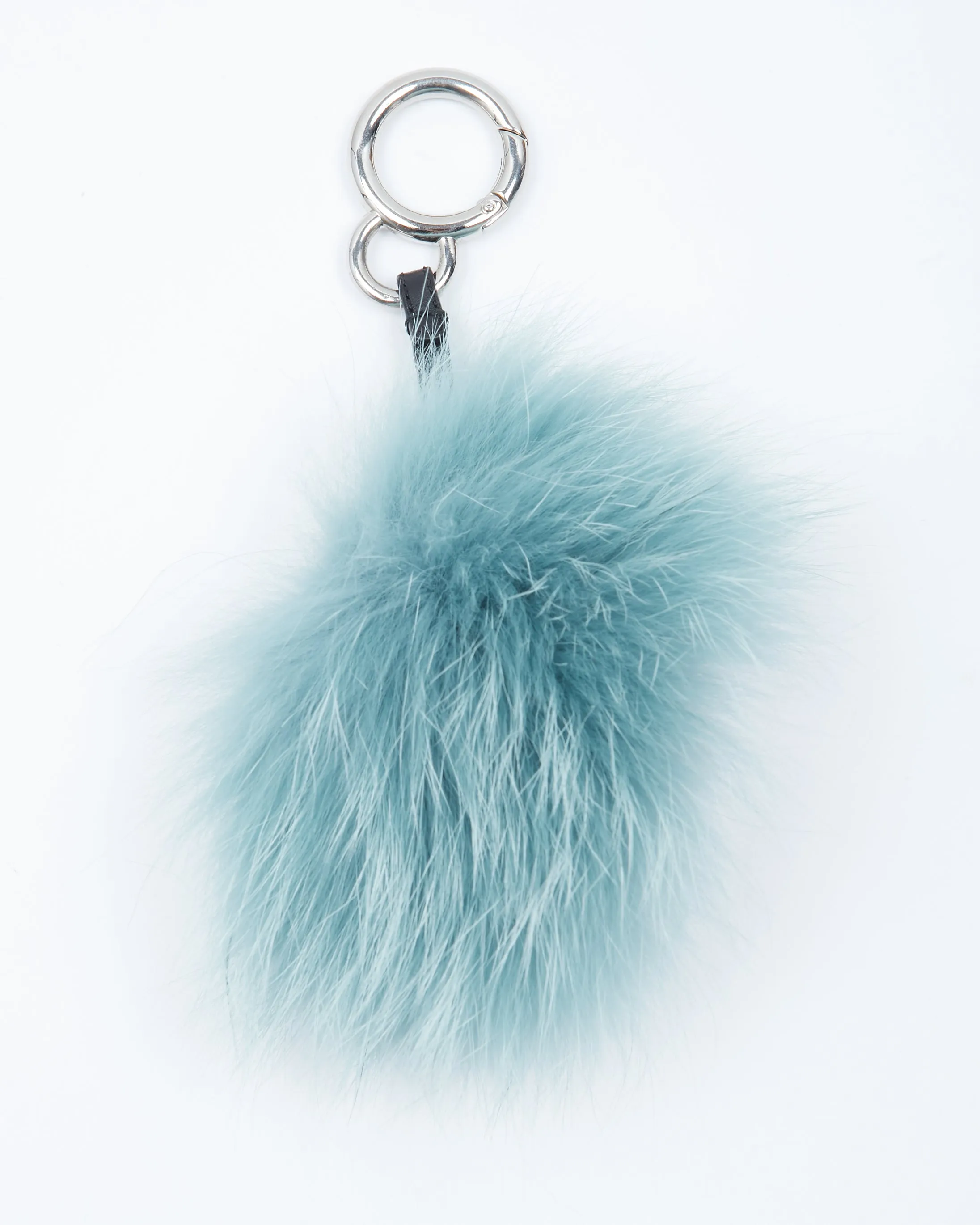 Fendi Blue/Pink Furry Monster Key Chain