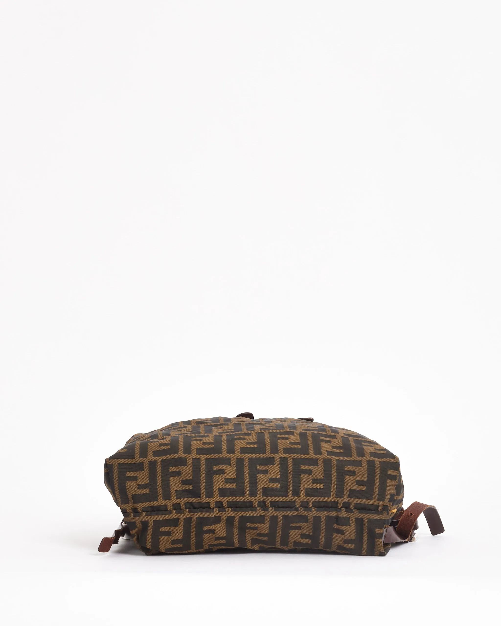 Fendi Vintage Brown Zucca Print Canvas Backpack