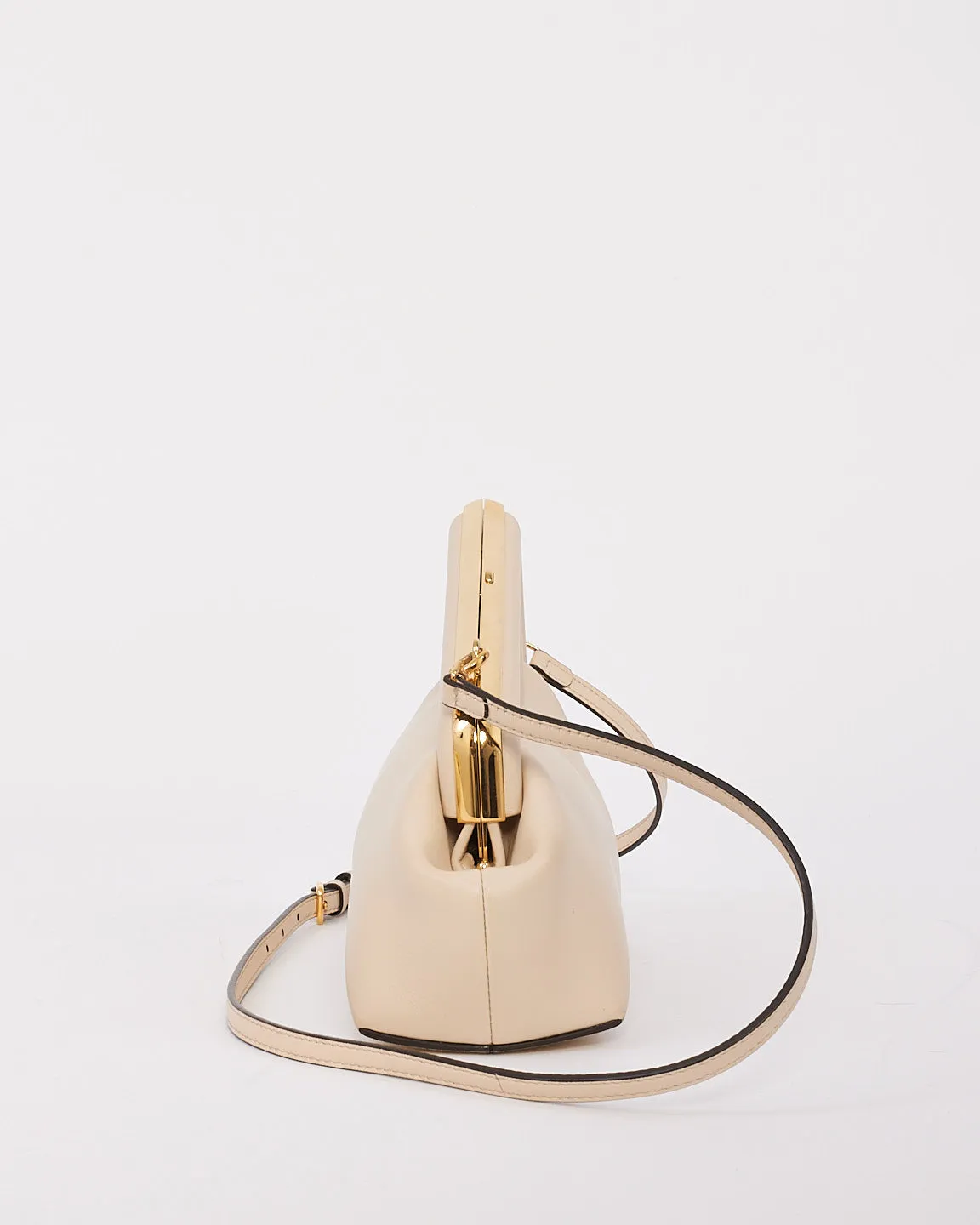 Fendi White Leather First Small Bag