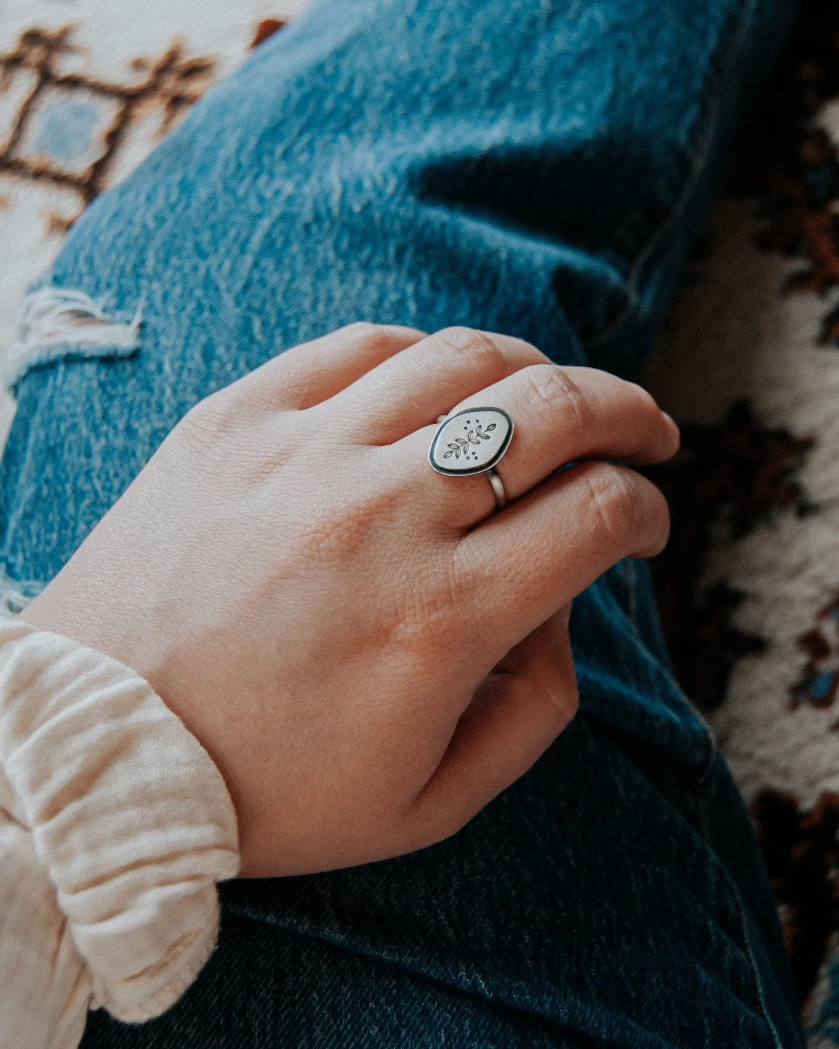 Fern Ring - one left in a size 6!