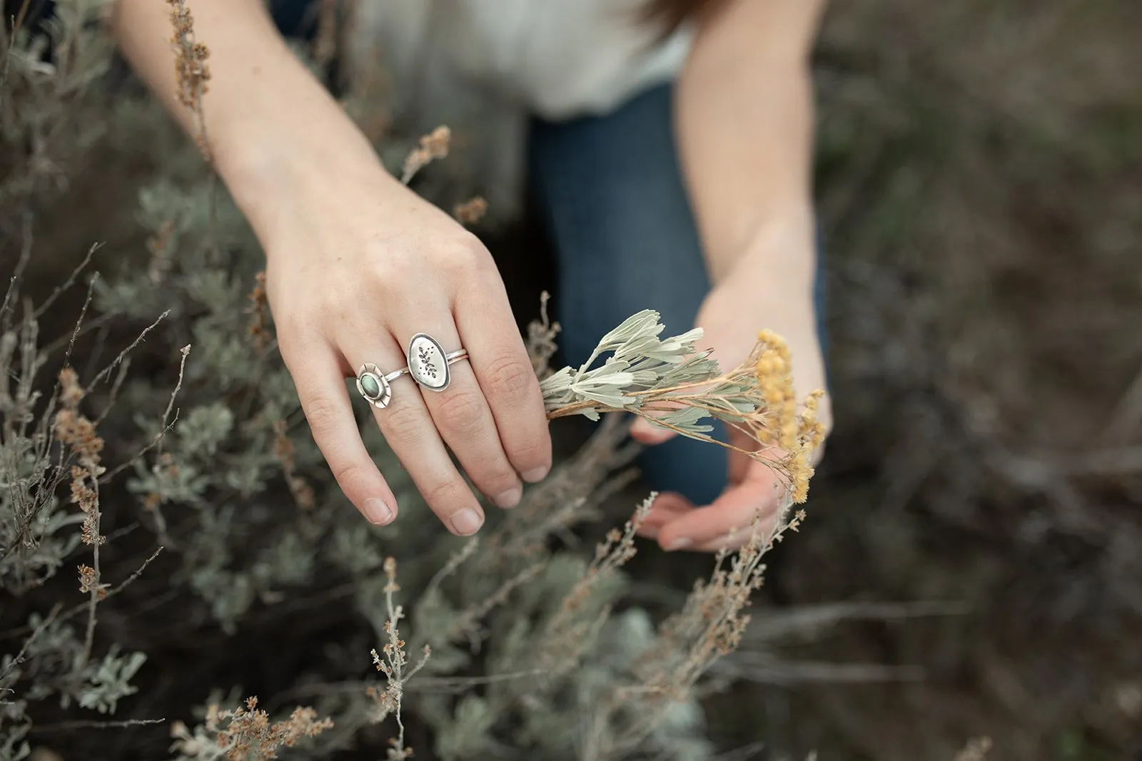 Fern Ring - one left in a size 6!