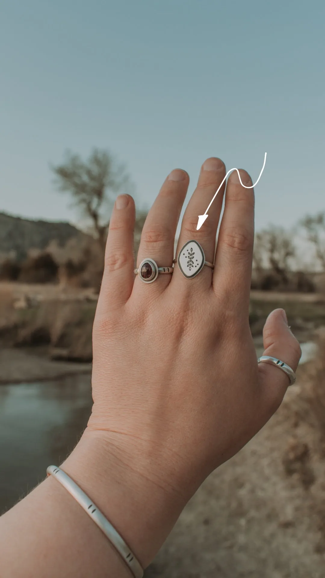 Fern Ring - one left in a size 6!