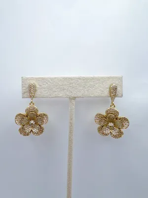 Flora Flower Drop Earring