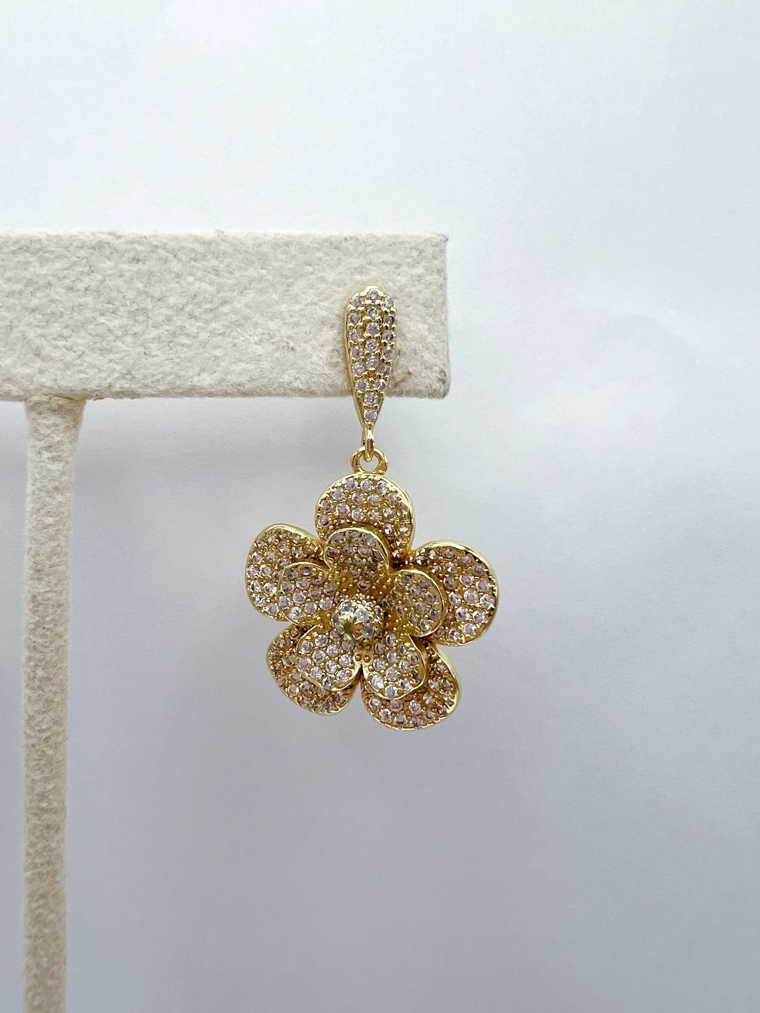 Flora Flower Drop Earring