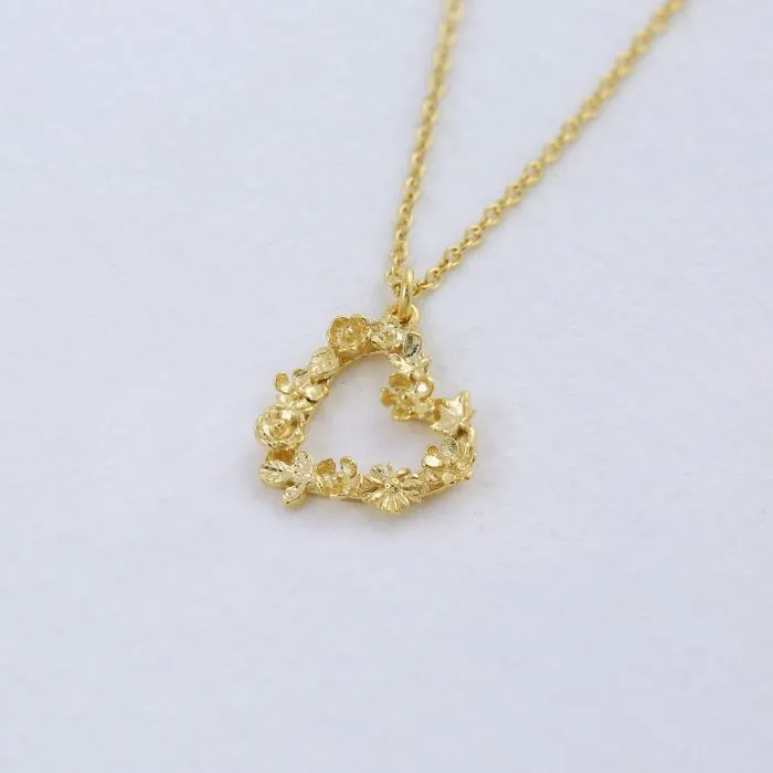 Floral Heart Necklace