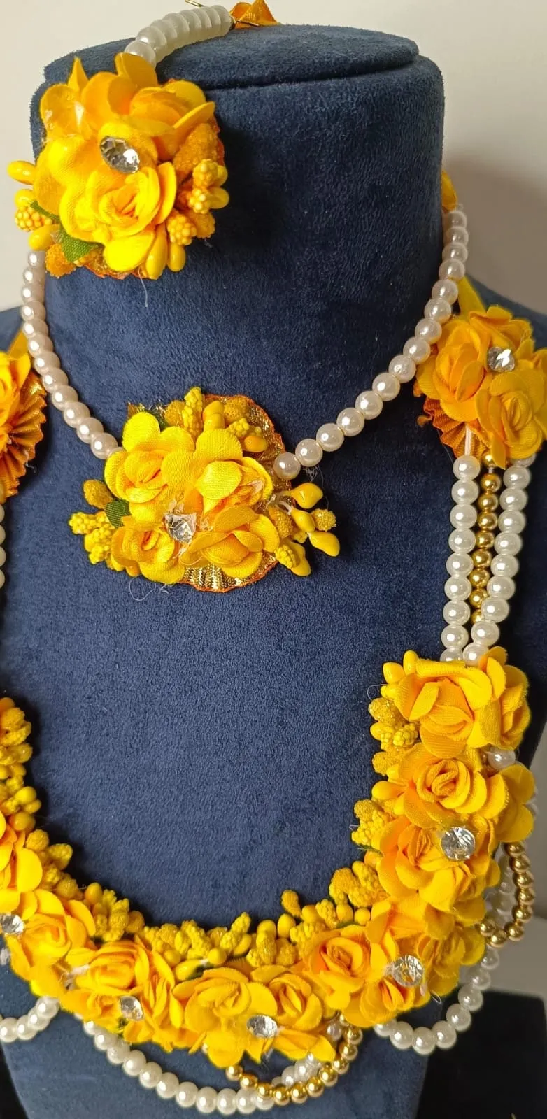 Floral Jewelry For Bride for Haldi