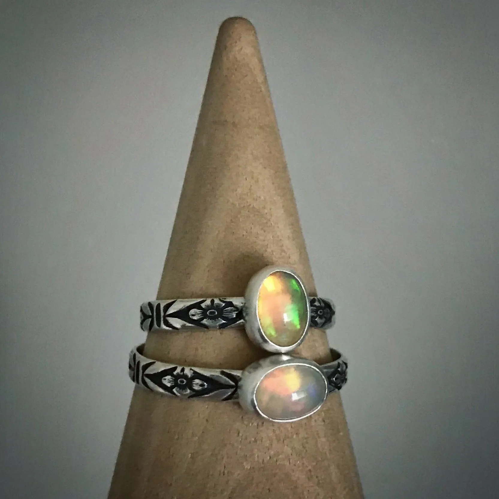 Floral Opal Ring