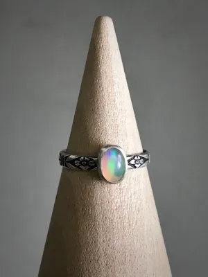 Floral Opal Ring