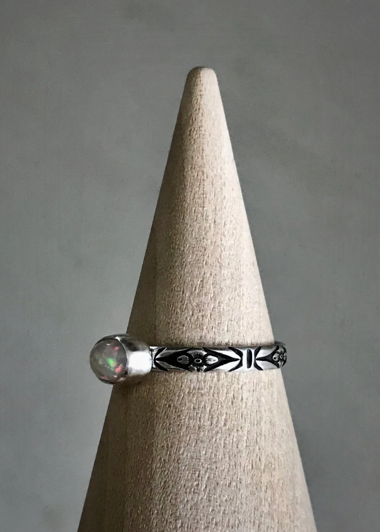 Floral Opal Ring