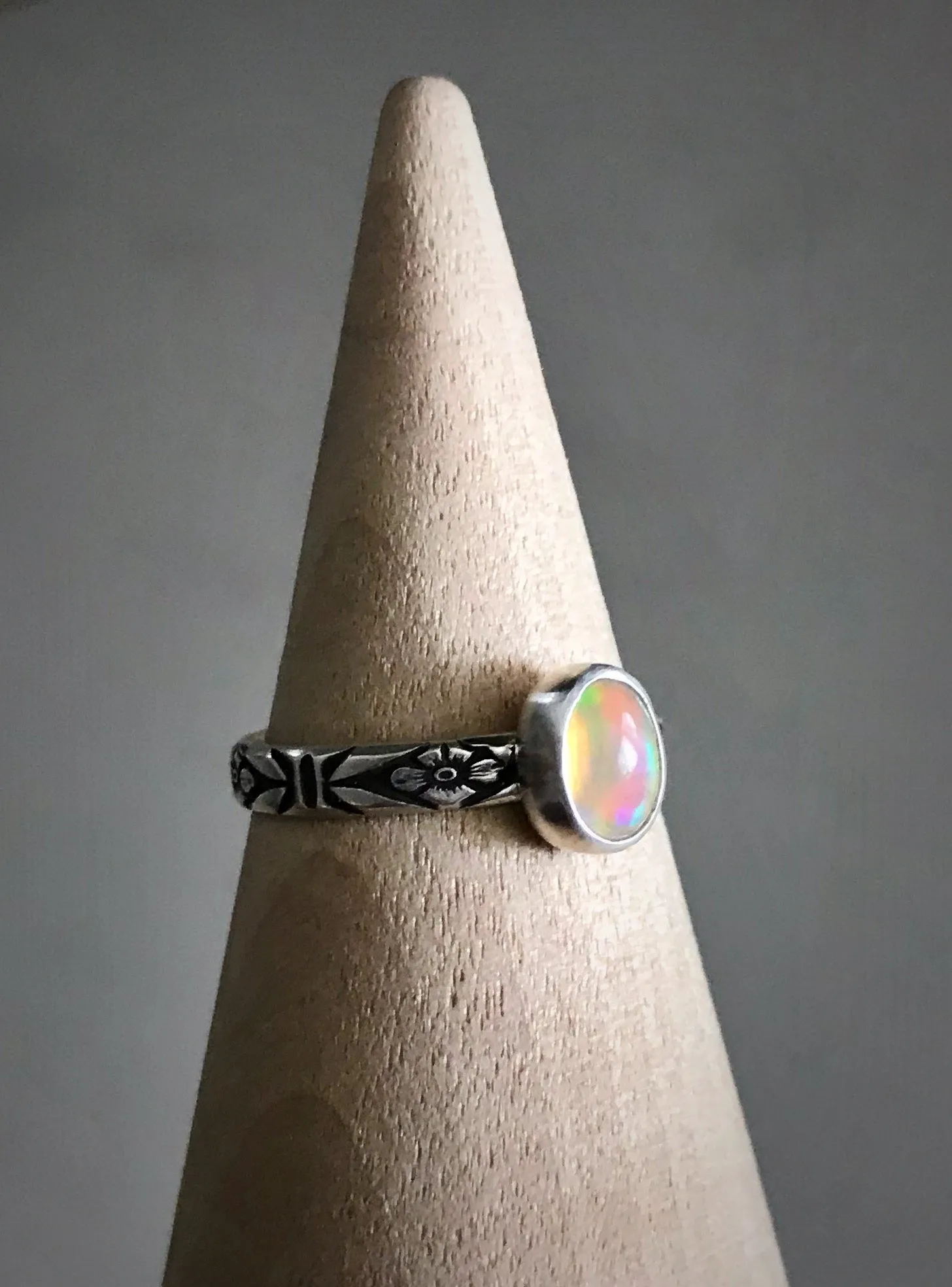 Floral Opal Ring