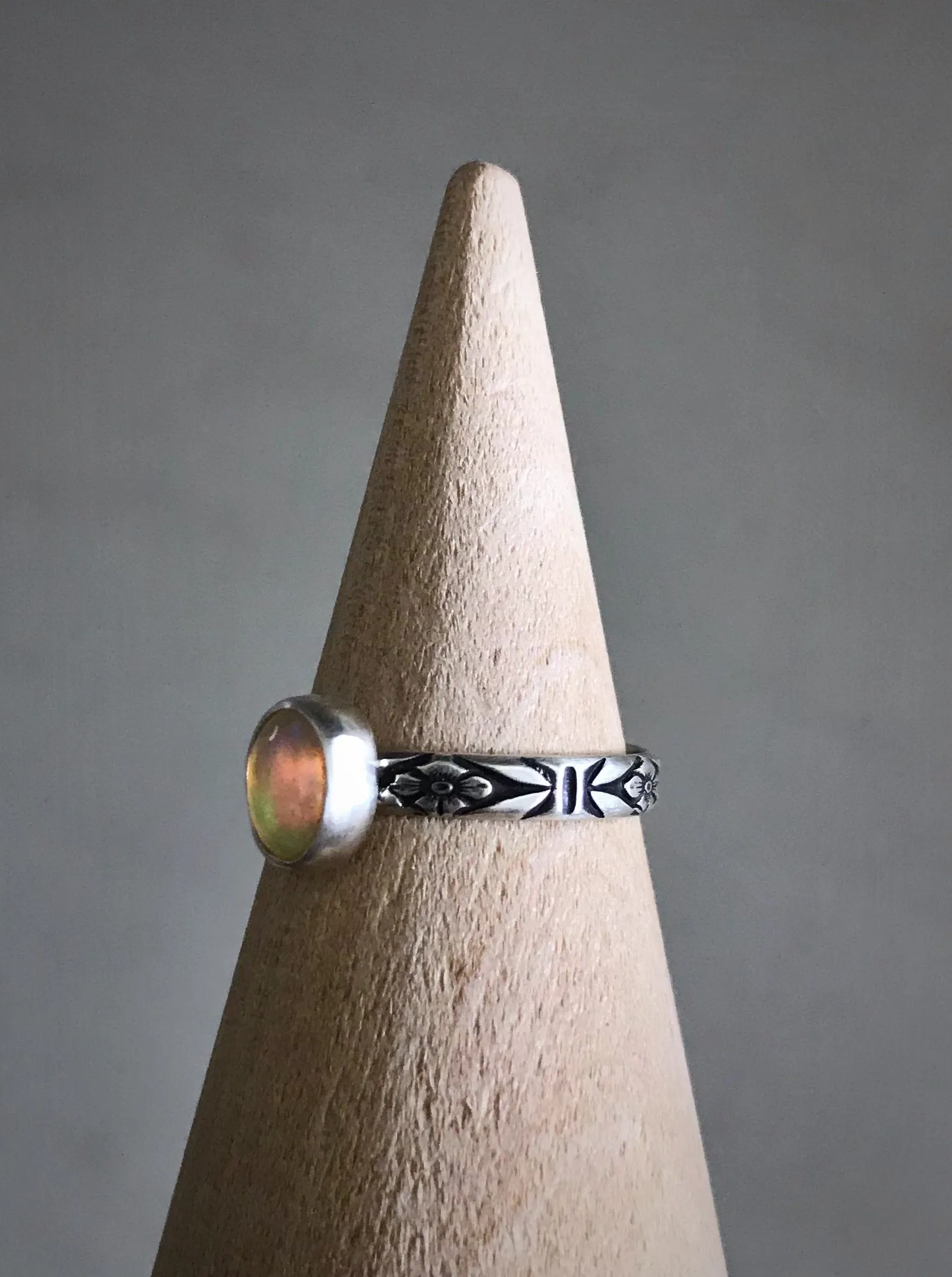 Floral Opal Ring