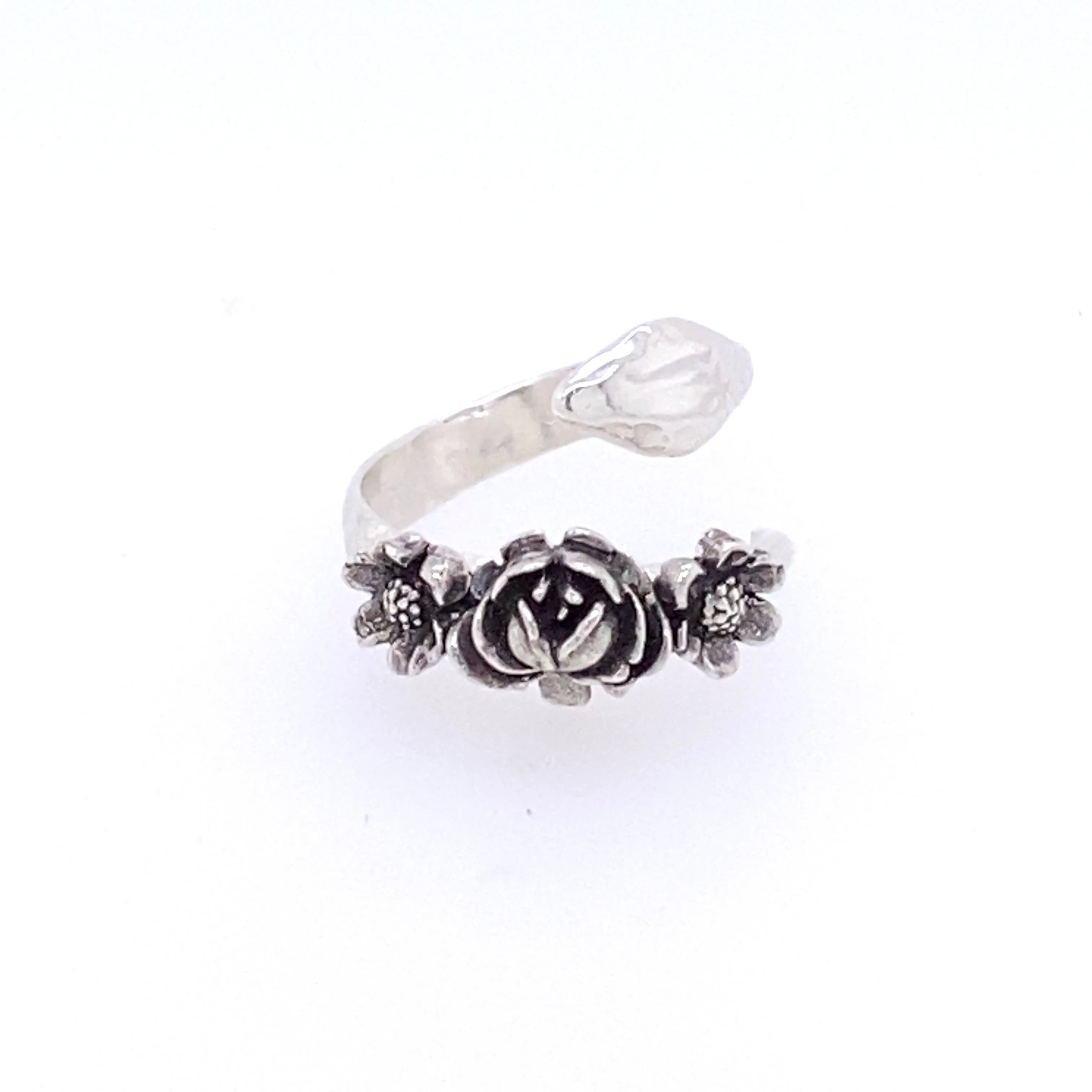 Floral Snake Ring