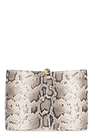 Furla Sfera Medium Embossed Clutch Bag