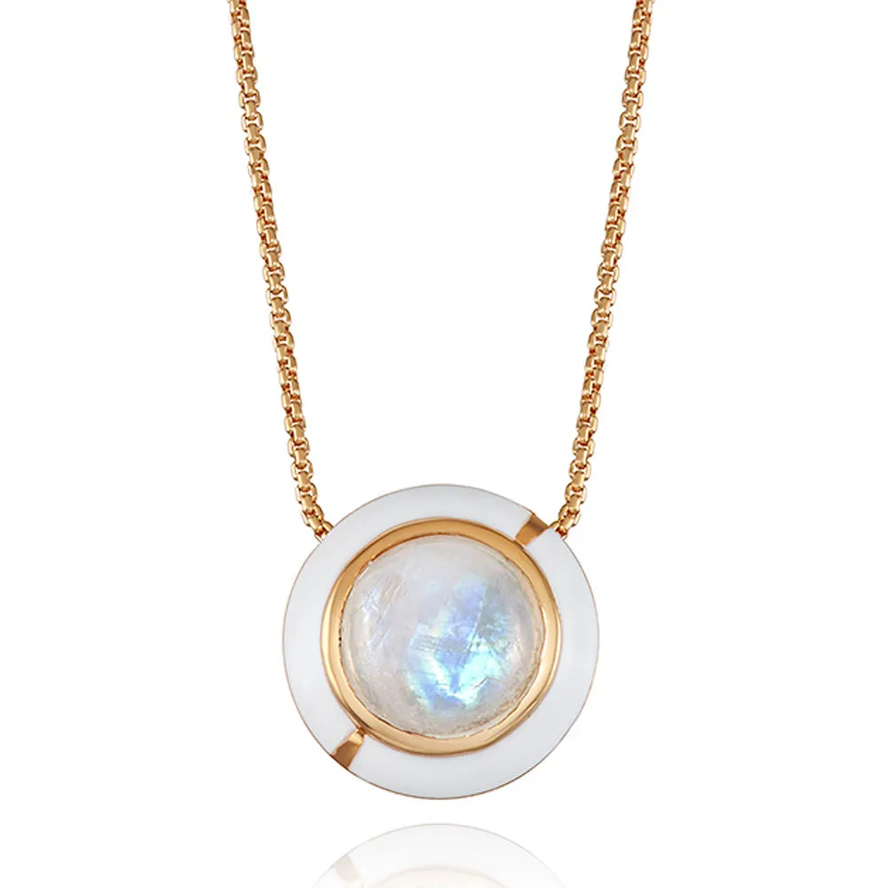 GEO MOONSTONE PENDANT