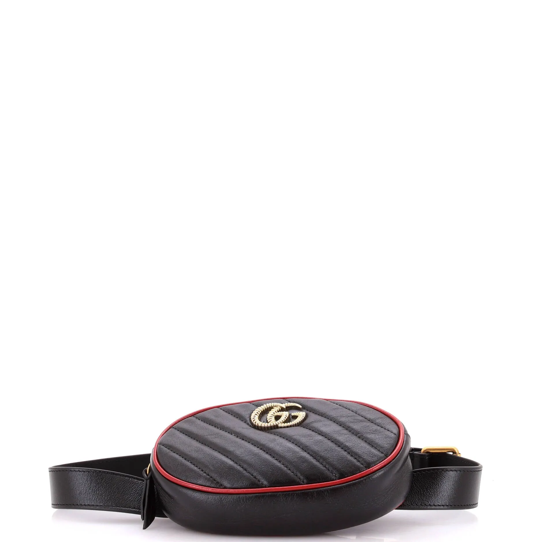 GG Marmont Belt Bag Diagonal Quilted Leather