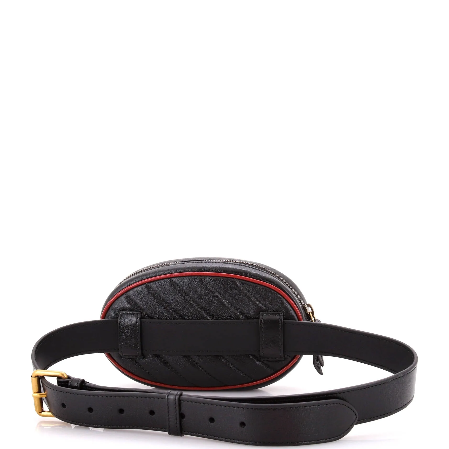GG Marmont Belt Bag Diagonal Quilted Leather
